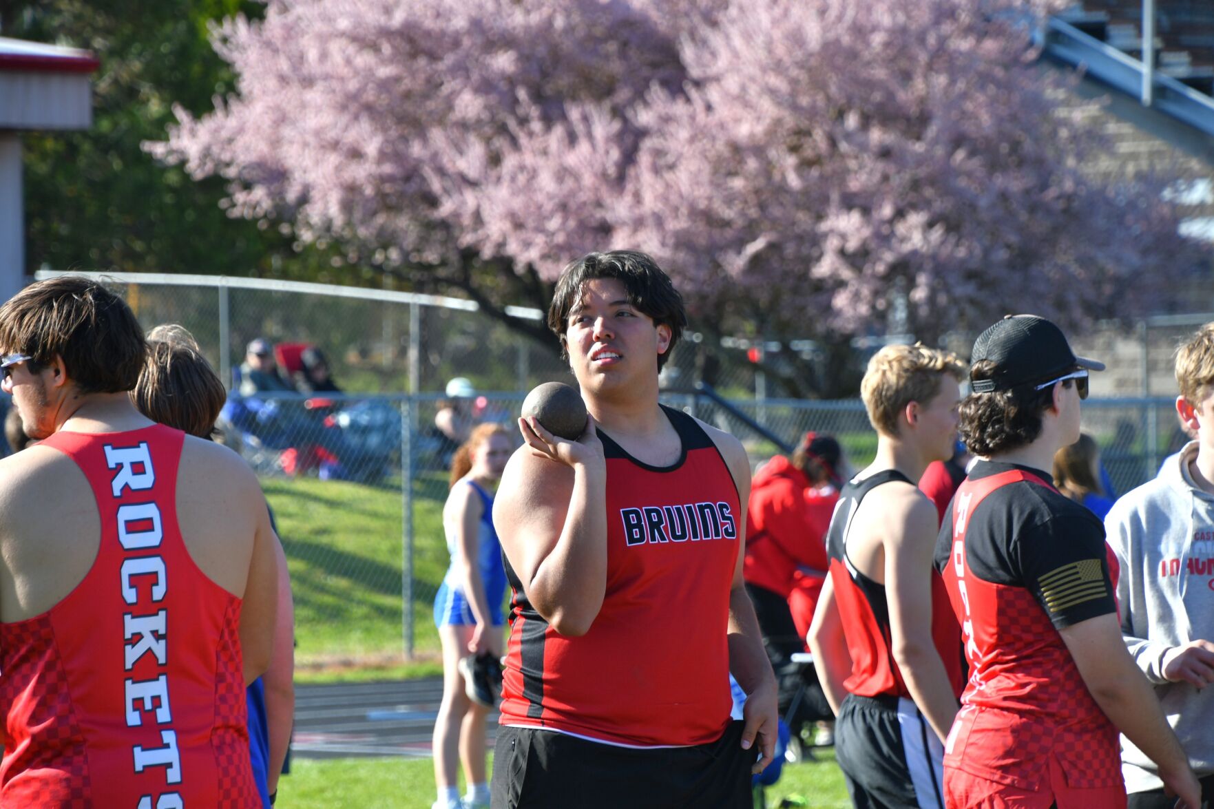 Columbia girls win four-way meet